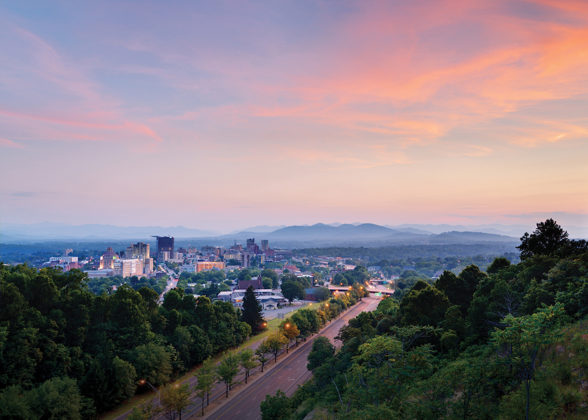 asheville city skyline
